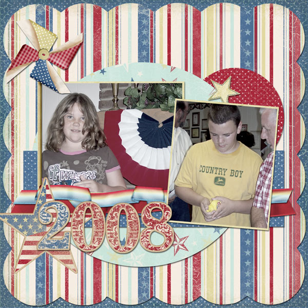 July 4, 2008 Britt and Brooke
