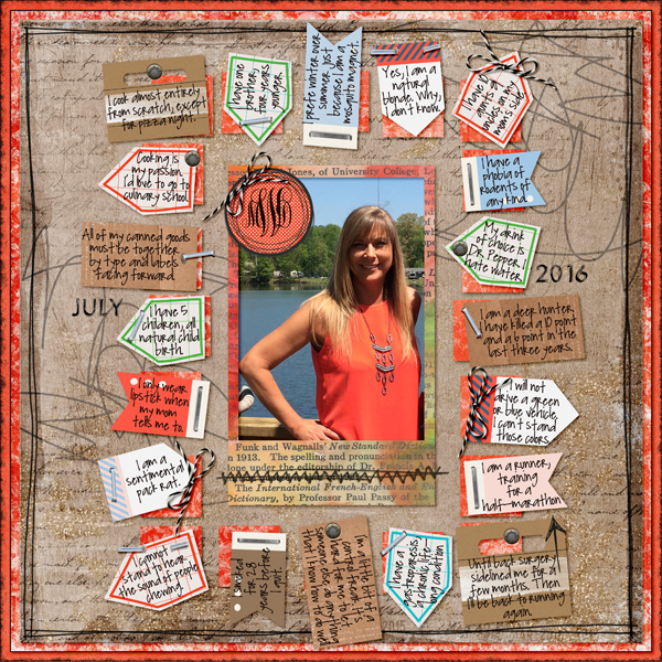July Bingo #20 Random About Me