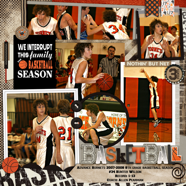 July Bingo #7-Hunter Basketball