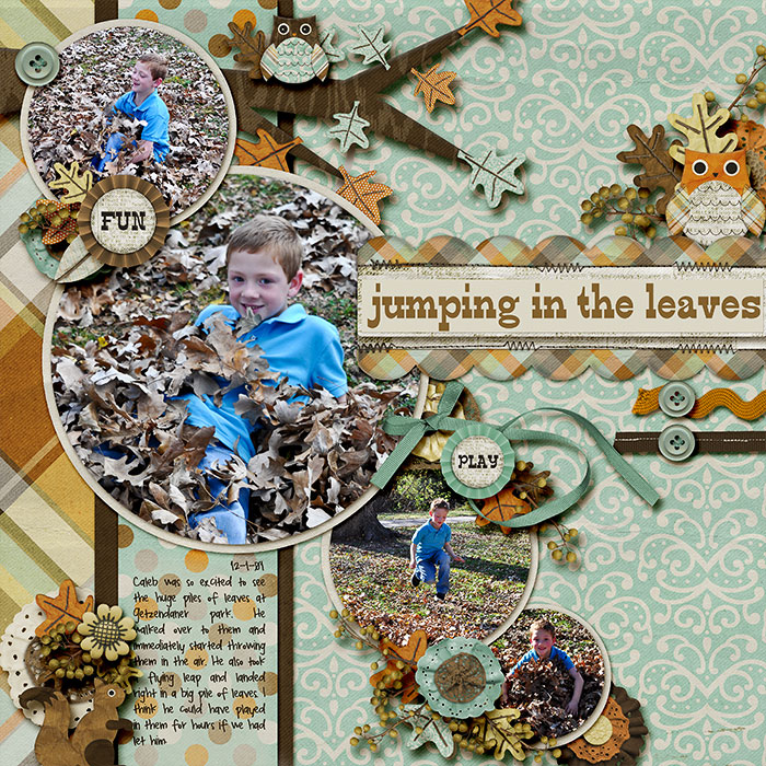 Jumping in the Leaves