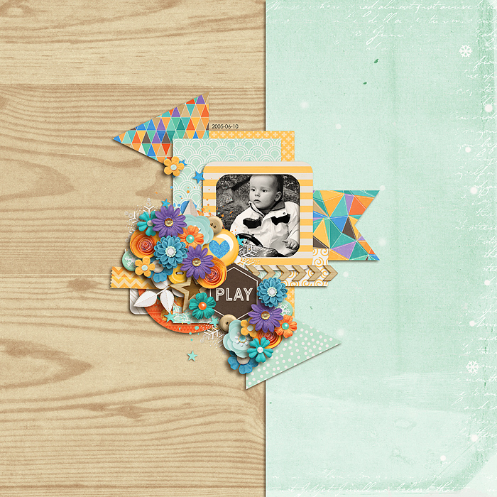 June Bingo #11: Mash Up - Summer kit & Winter kit