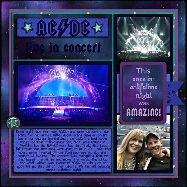 June Bingo #6-AC DC Concert