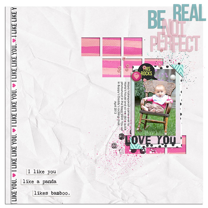 June Bingo - Be Real Not Perfect