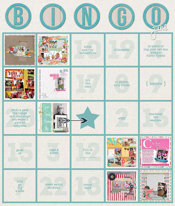 June Bingo Card