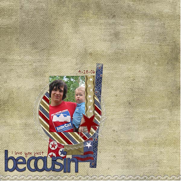 just becousin