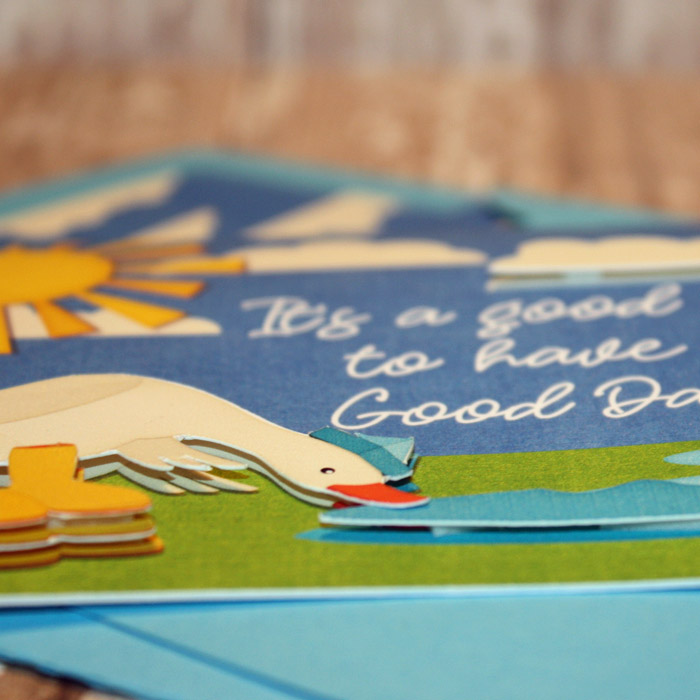 Just Ducky Card with matching envie