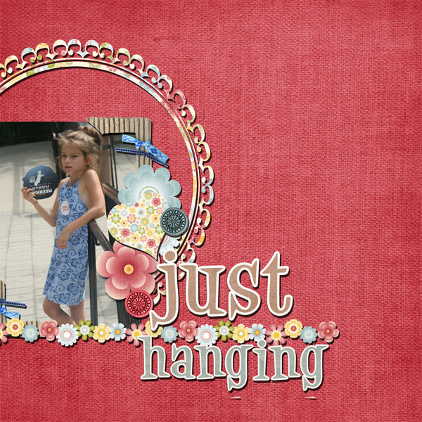 just hanging