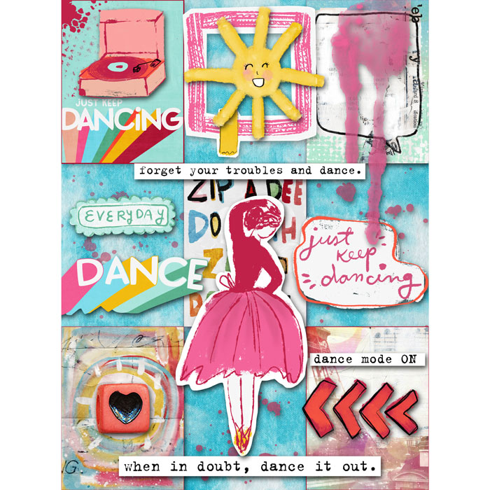 Just Keep Dancing Pocket Page