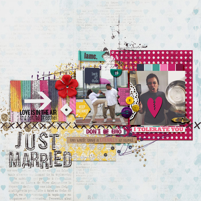 just married