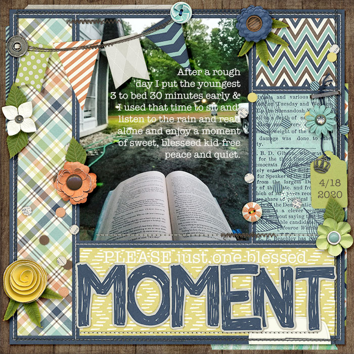 just one moment