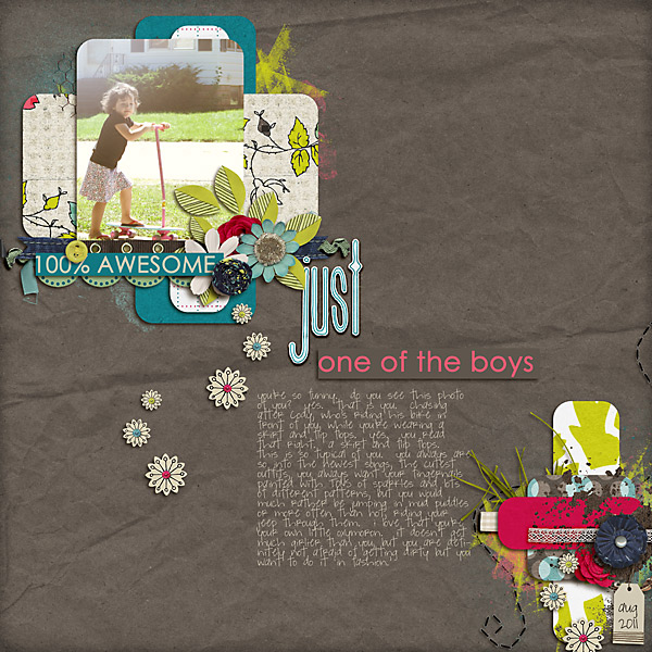 just one of the boys