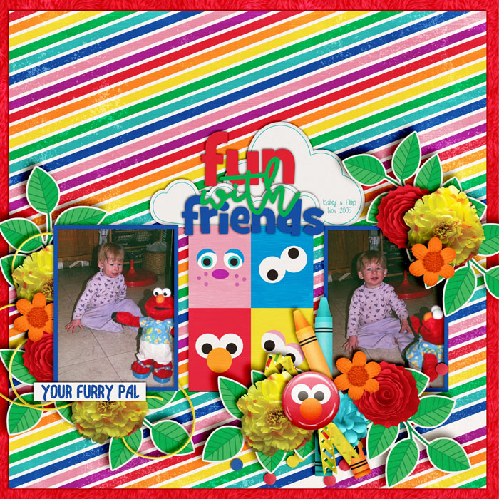 Kailey and Elmo