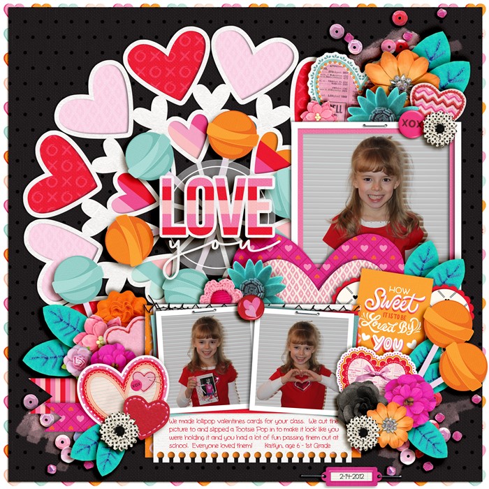 Kaitlyn - 1st grade Valentines