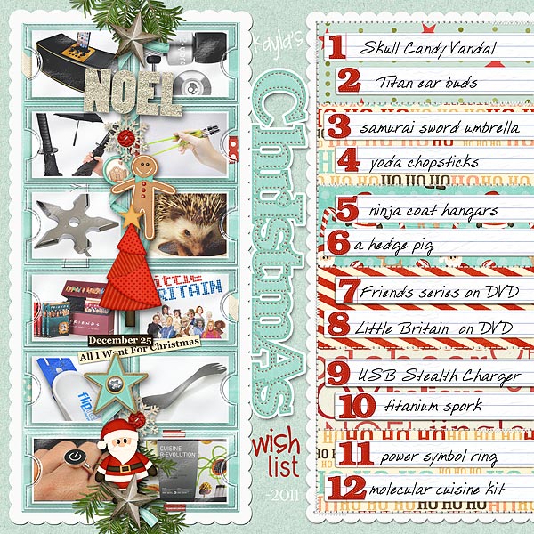 Kay's Christmas Wishlist 2011