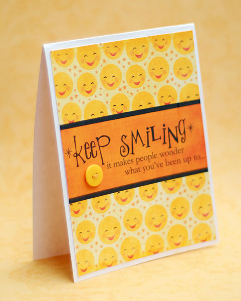 Keep Smiling Card