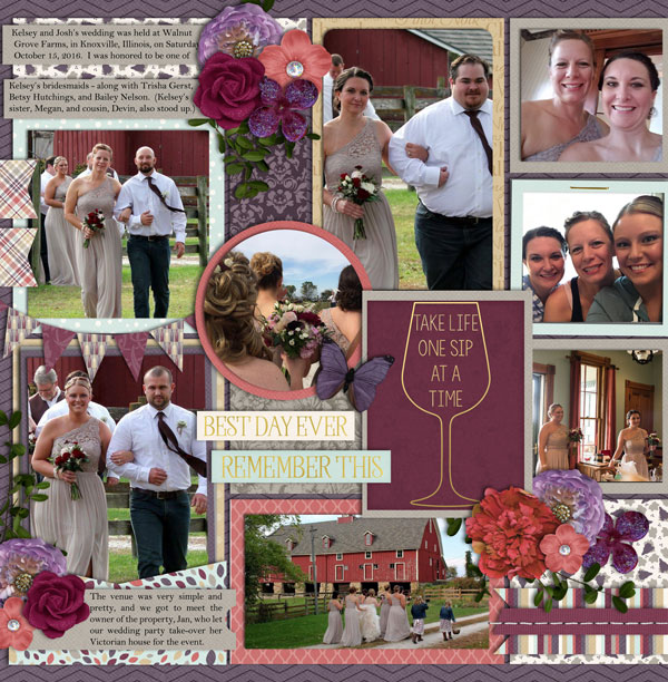 Kelsey's Wedding - Left