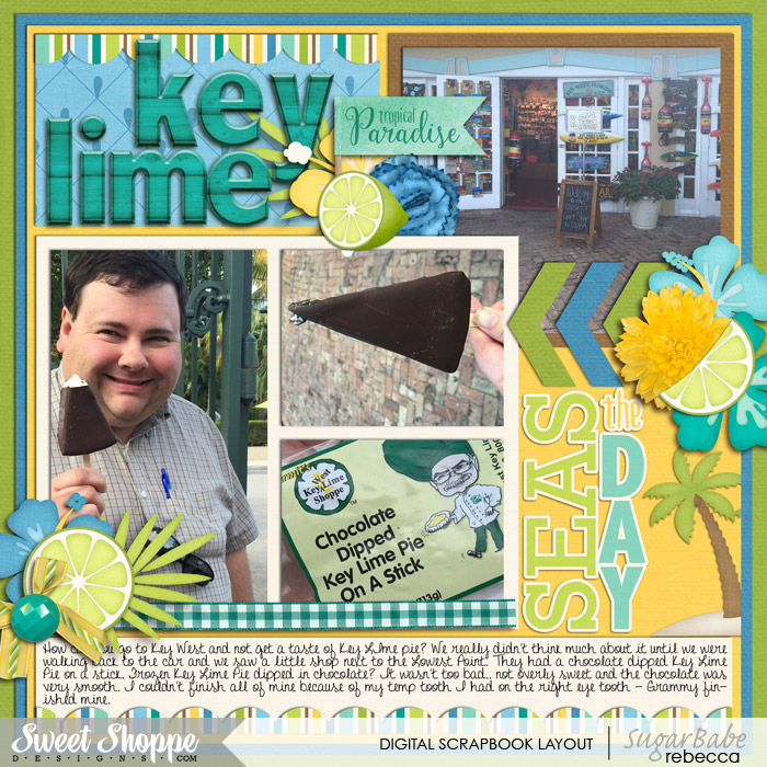 key lime on a stick