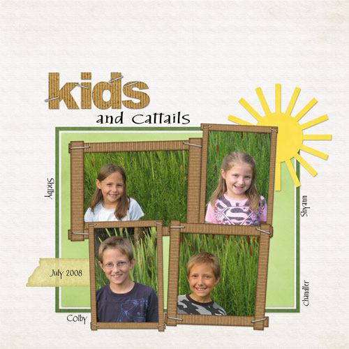 Kids and Cattails
