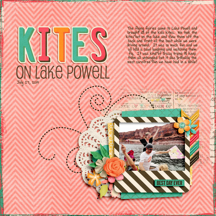 Kites on Lake Powell