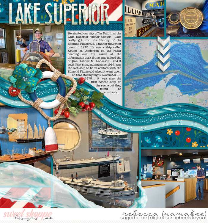Lake Superior Visitor Center, left