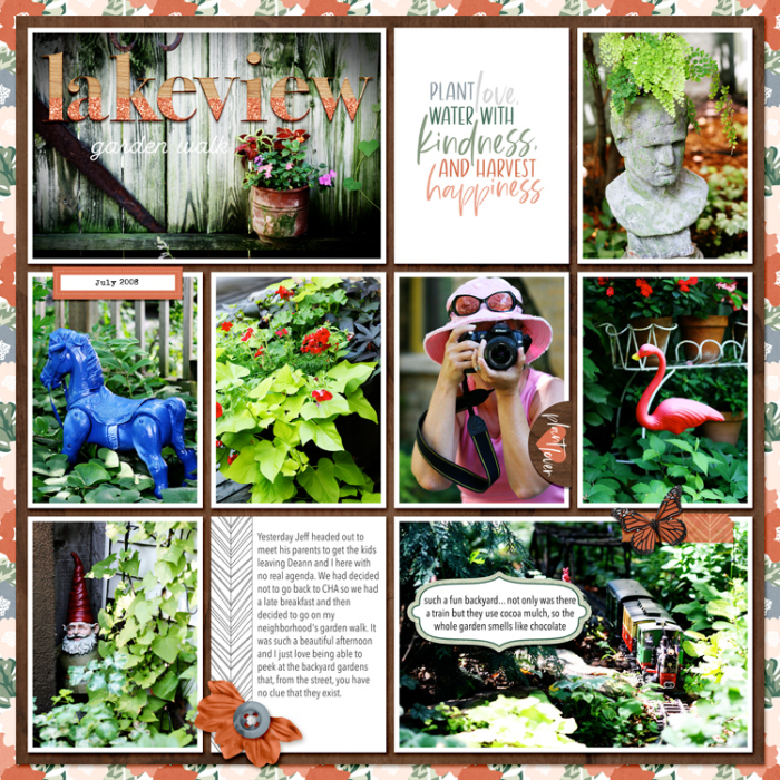 Lakeview garden walk