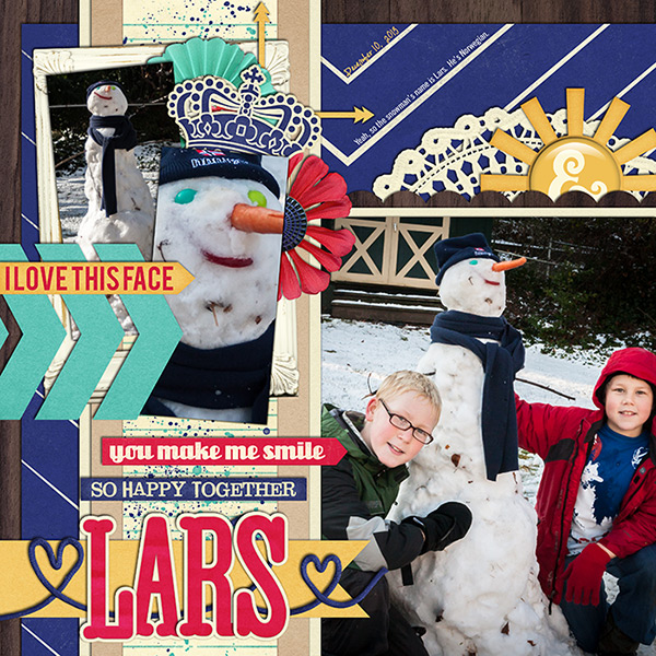 Lars....a snowman