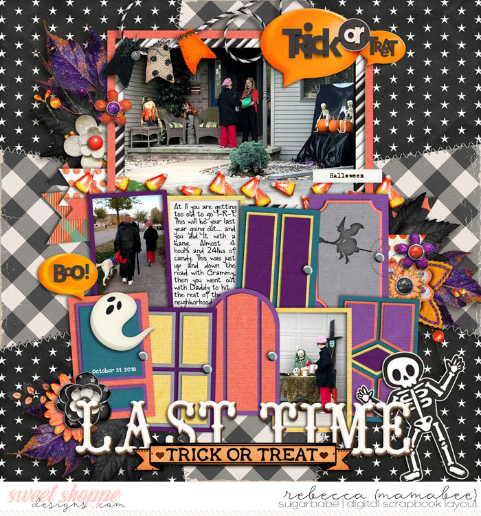 Last time trick or treating