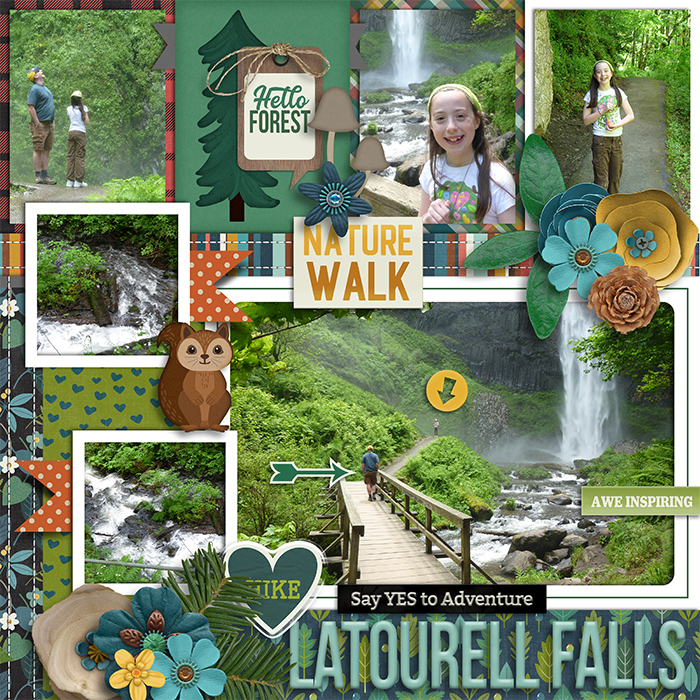 Latourell Waterfall Hike 2010 page 2