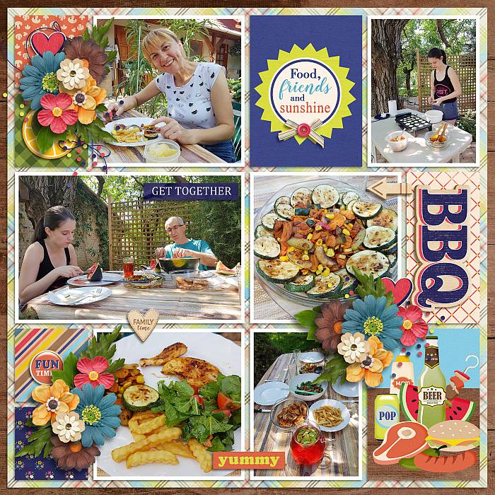 Laughter, food and friends