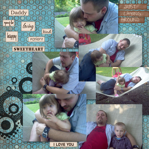 Laying Around With Daddy