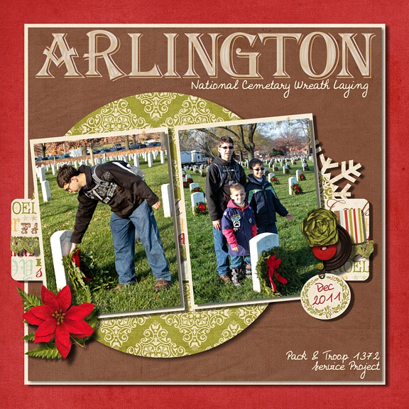 Laying Wreaths at Arlington
