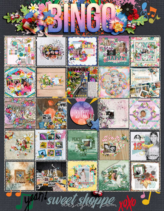 Layout Love BINGO