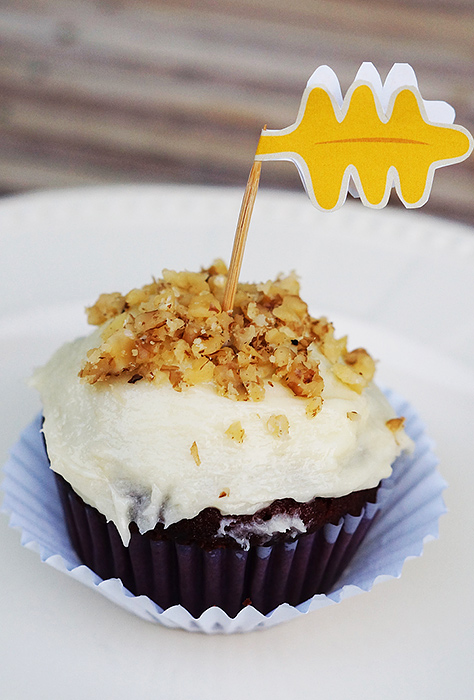 Leaf Cupcake Topper