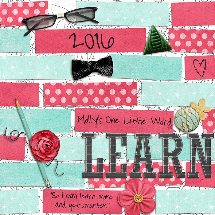 Learn -- Molly's One Little Word for 2016