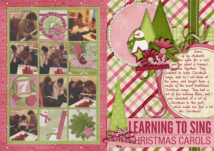 Learning to Sing Christmas Carols (December Daily)