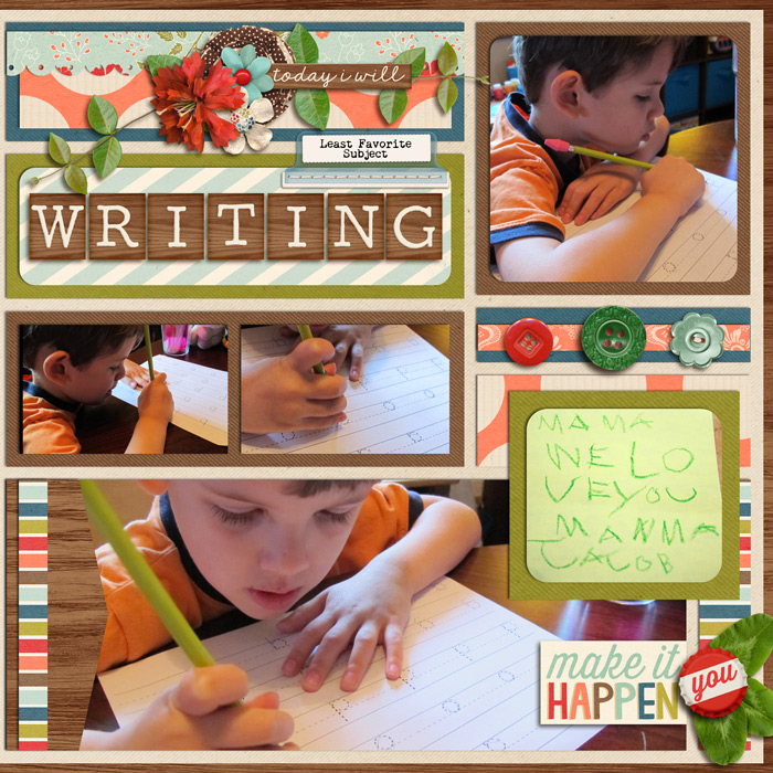 least fav subject - writing