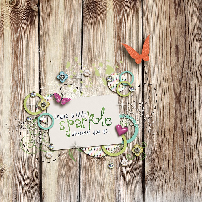 leave a little sparkle