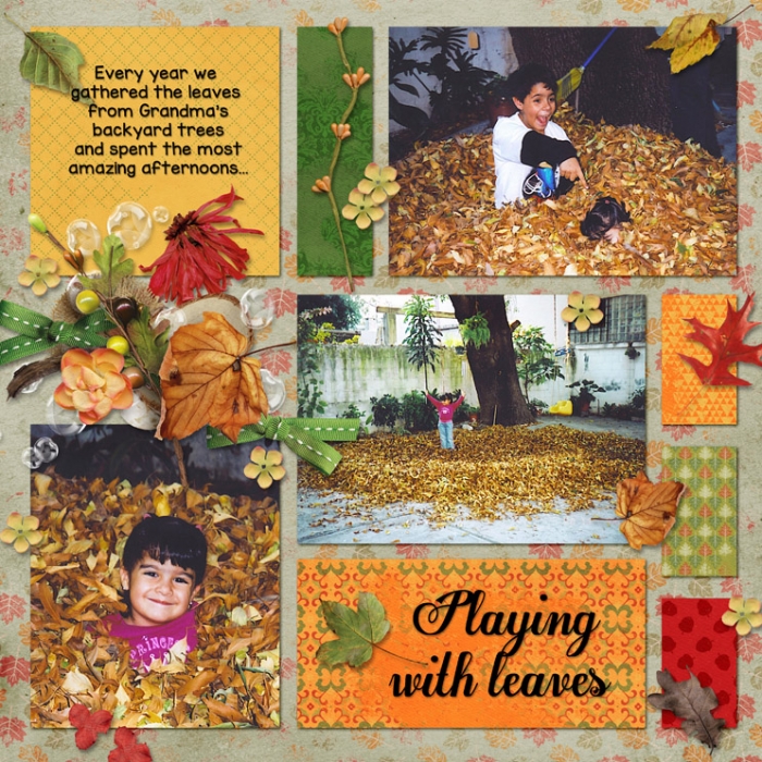 Leaves are cozy