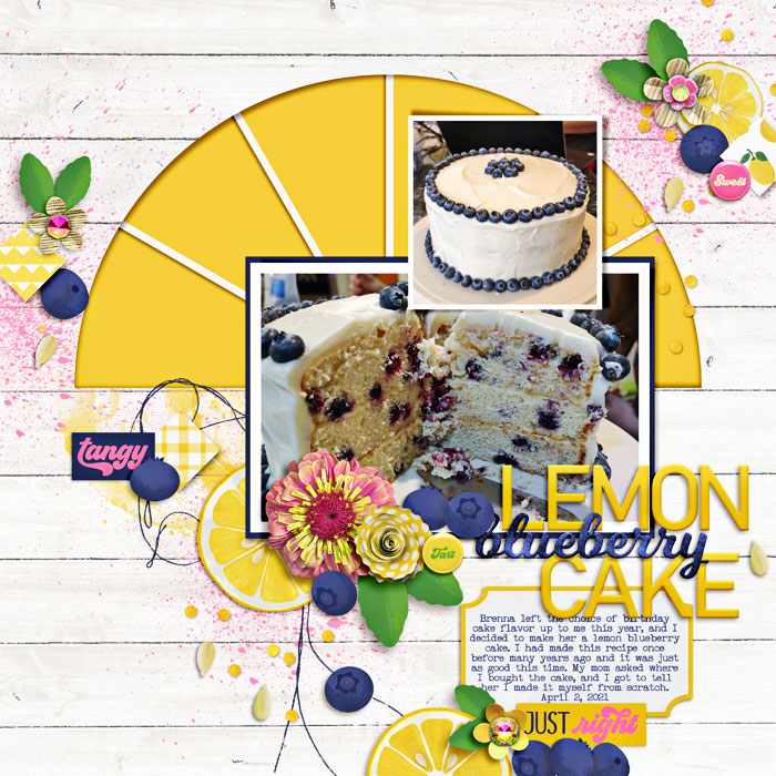 Lemon Blueberry Cake