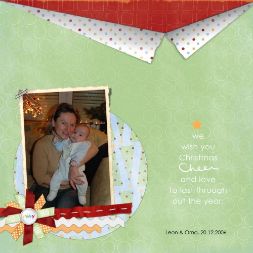 Leon & Grandma - Christmas 2006