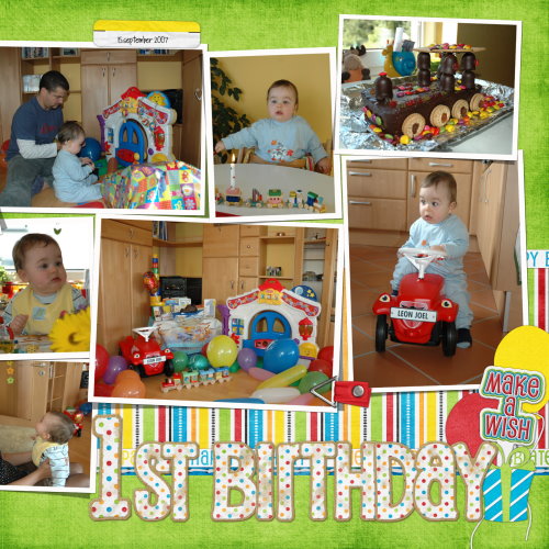 Leon's 1.Birthday Page 2