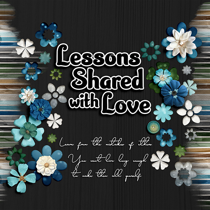 Lessons Shared in Love - Title Page