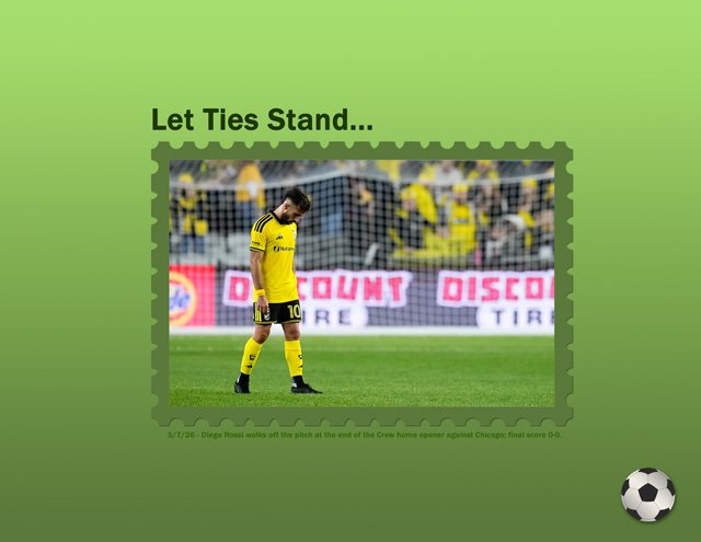 Let Ties Stand...