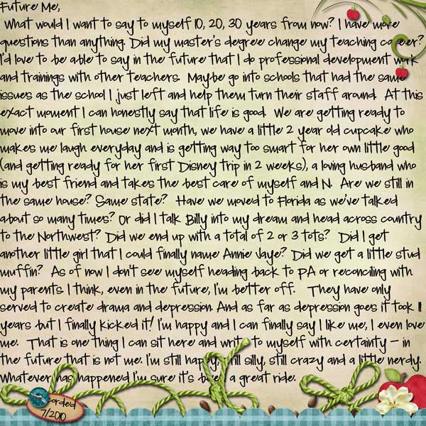 Letter to Future Me
