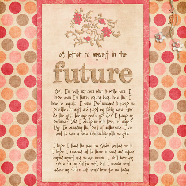 Letter to future me