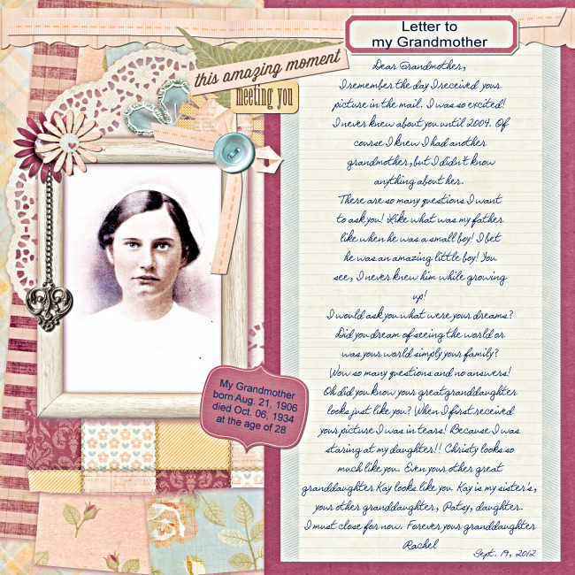 Letter to my Grandmother