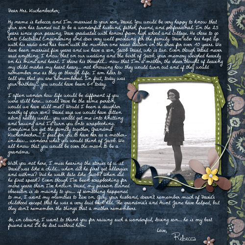 letter to my MIL