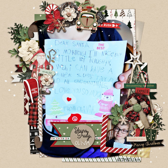 Letter To Santa - Olivia // 2017