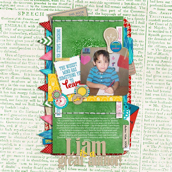 Liam is a Great Author