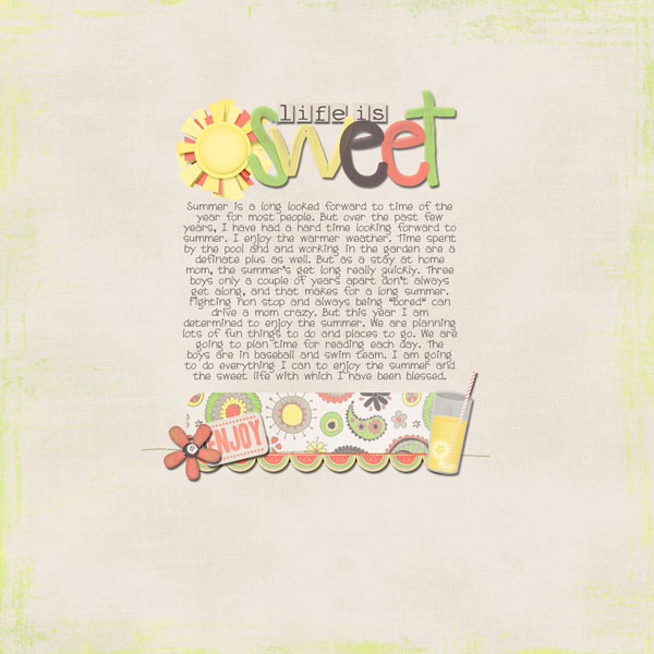 life is sweet